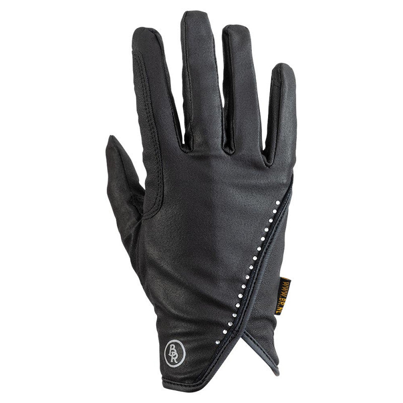New - BR Riding Gloves Glowé - Black - Size 8