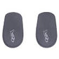 QHP Anti-Slip Heel Risers - Grey