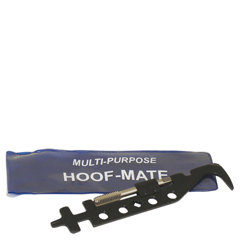 BR Horseshoe Small Multi Purpose Tool/Hoofpick - Black  **CLEARANCE**