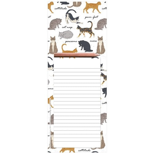 Magnetic Memo Pad - Cat Menagerie  **CLEARANCE  **  Regular $9.00