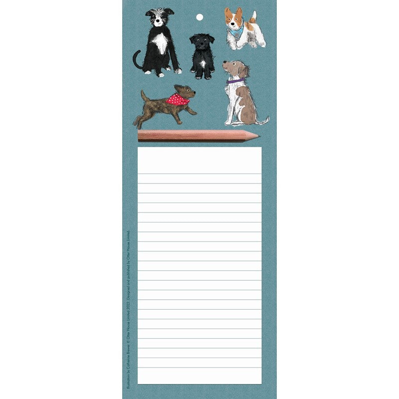 Notepad - Dogs on Blue Blotter  **CLEARANCE**  Regular $10.00