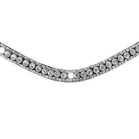 LUMIERE SOLITAIRE CRYSTAL BROWBAND - BLACK - FULL