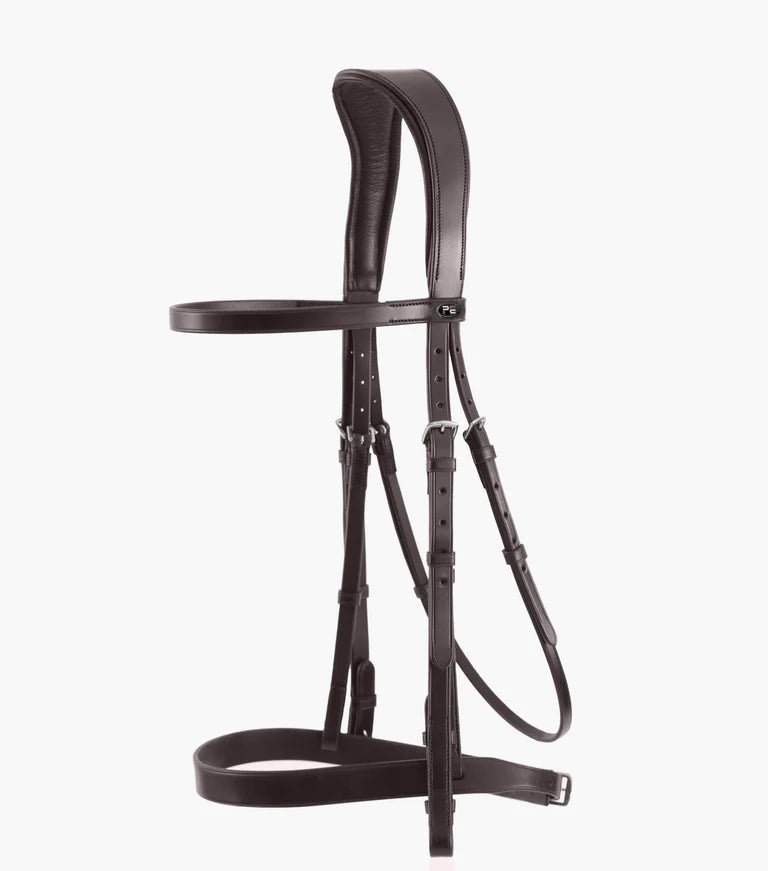 Premier Equine UK Primo Hunter Bridle - Hunt Style - Full Havana