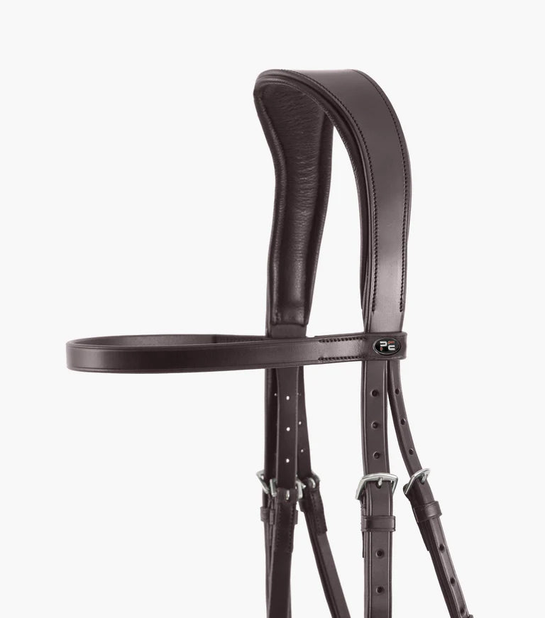 Premier Equine UK Primo Hunter Bridle - Hunt Style - Full Havana