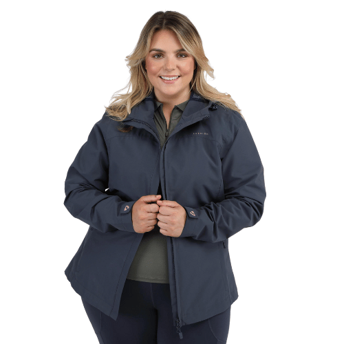 Shires Aubrion Ladies Cloudburst Raincoat - Navy - XL   *SALE* Reg. $175