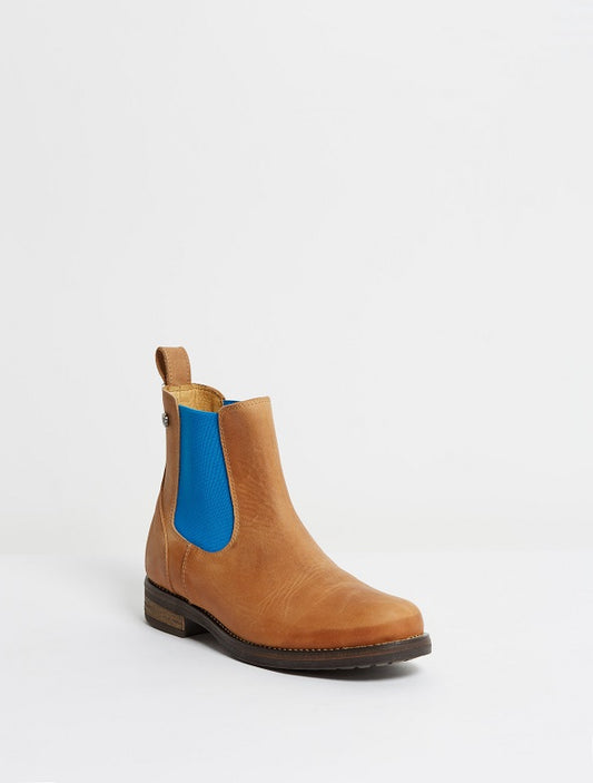 Kingsley Amsterdam Boot 39 Gaucho Brown/Royal Blue Elastic