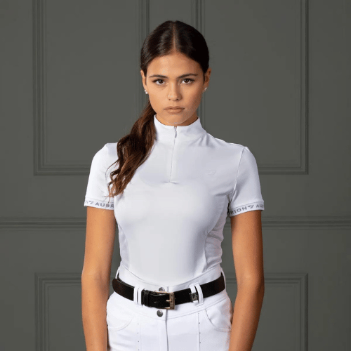 Shires Aubrion Norwich Show Shirt White Medium reg $58.00