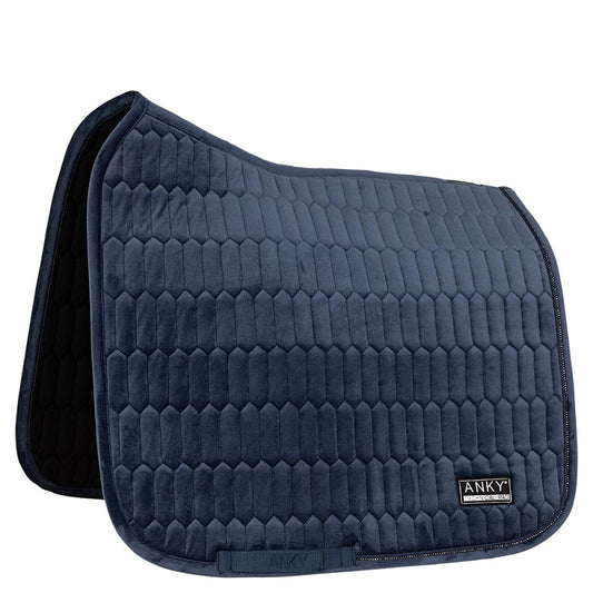 ANKY® Saddle Pad - Velvet Dressage XB242112 -Mood Indigo - Full