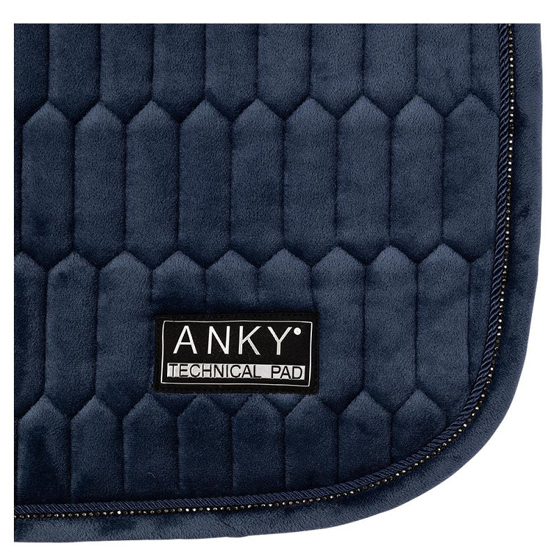 ANKY® Saddle Pad - Velvet Dressage XB242112 -Mood Indigo - Full