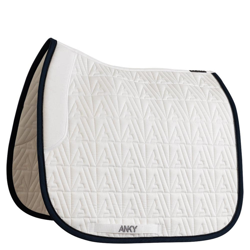 ANKY Twill Dressage Pad - CB24001 - White/Black - Full