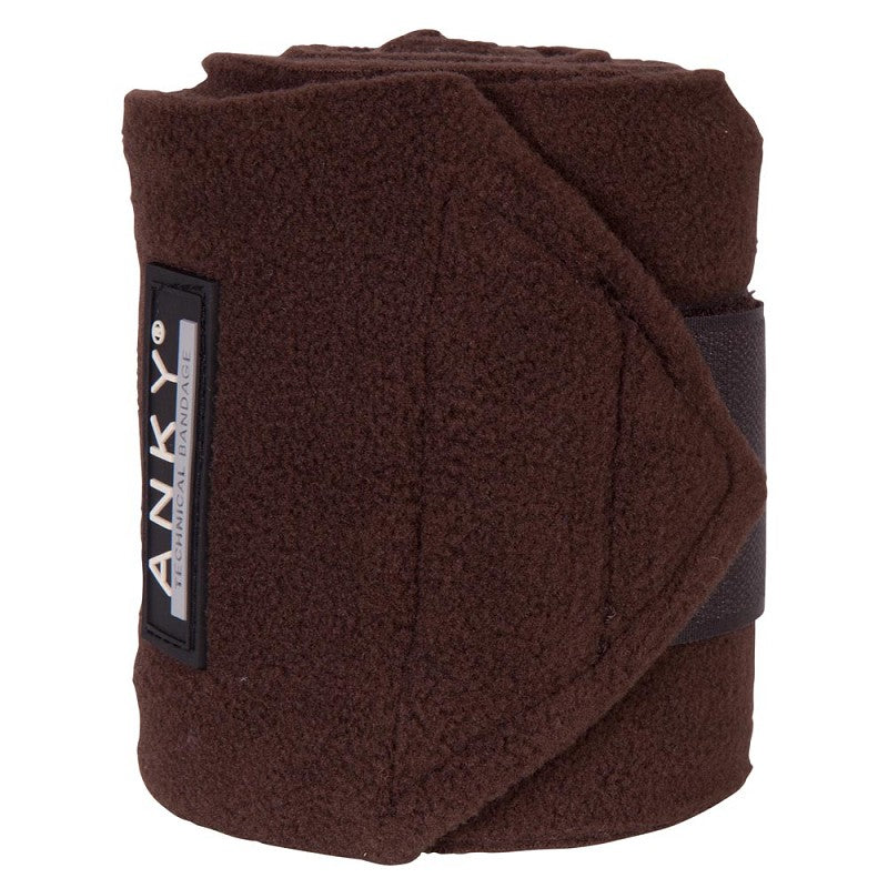 ANKY® Fleece Bandages ATB001 Set of 4 CLEARANCE! Chocolate