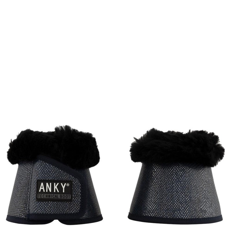 Anky Bell Boots Sheepskin ATB221004 - Dark Navy - Large CLEARANCE