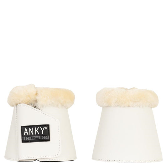 BR Clearance - ANKY® Bell Boots Sheepskin ATB22003 - White - XL Reg $70.00