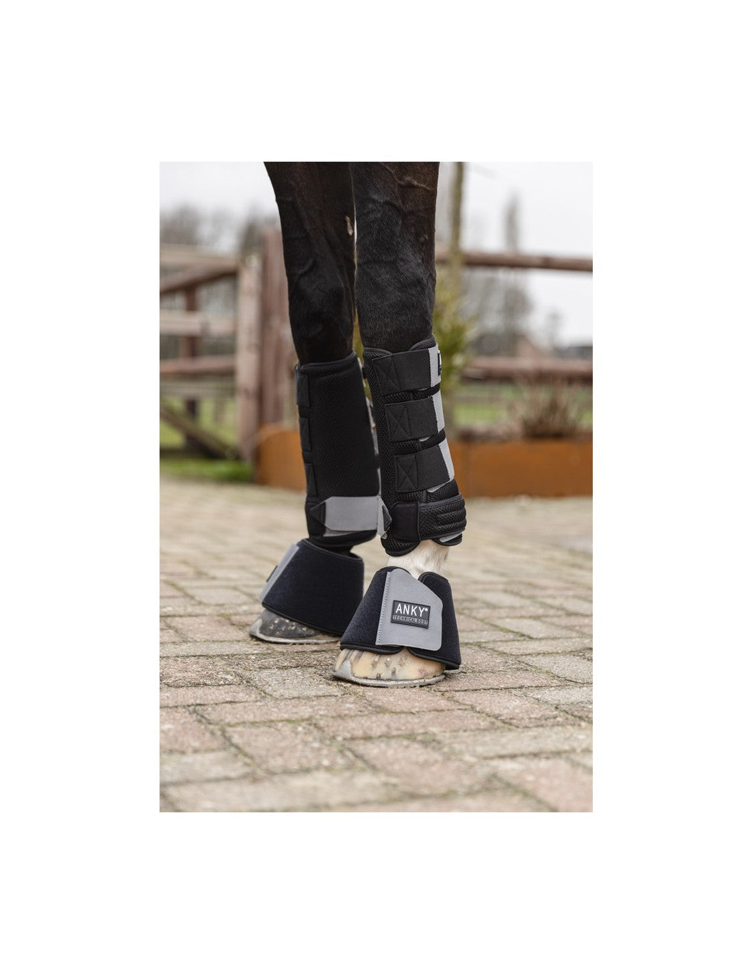 ANKY Neoprene Bell Boots - Black/Steel Grey