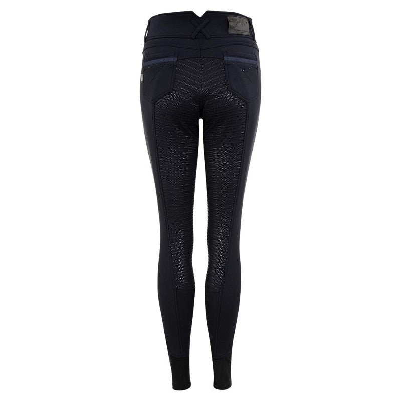 New - ANKY® Winter Riding Breeches Stone Taped Silicone Seat Ladies XR20104 - Dark Navy - Euro 40/US2828