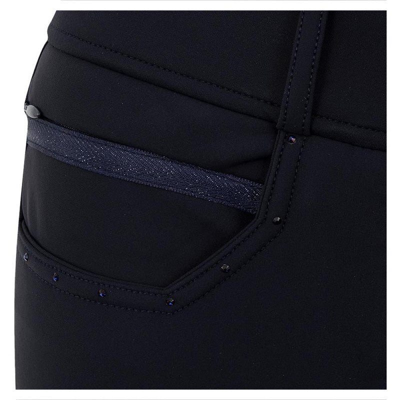 New - ANKY® Winter Riding Breeches Stone Taped Silicone Seat Ladies XR20104 - Dark Navy - Euro 40/US2828