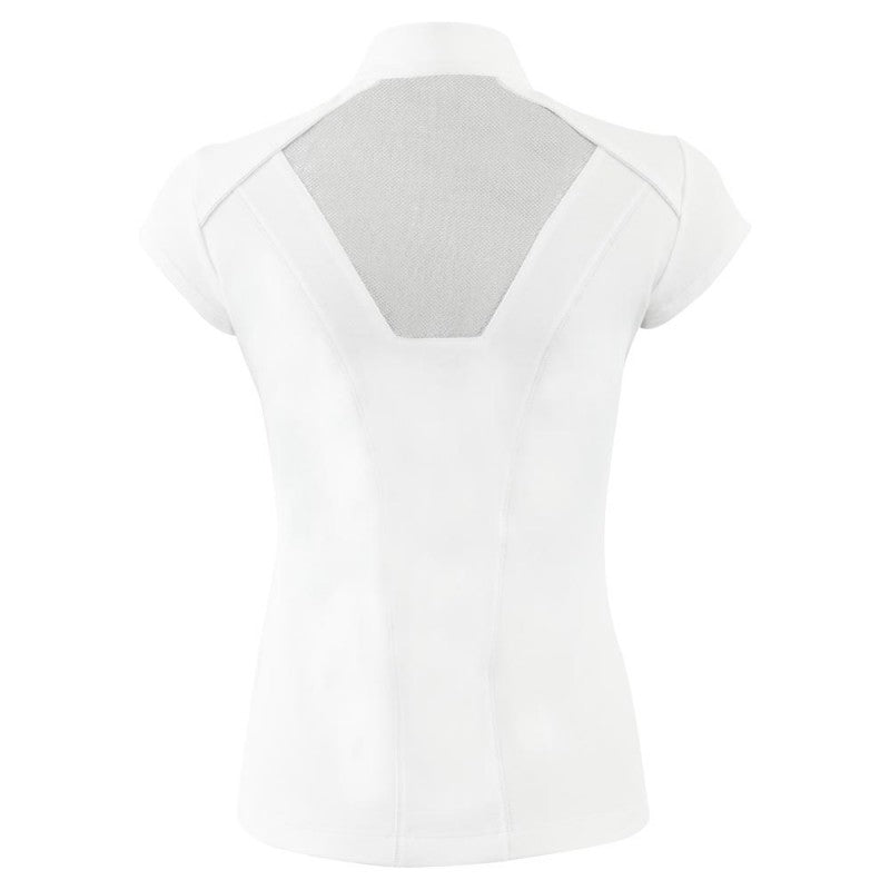 BR Clearance - ANKY Short Sleeved Ladies Grandeur Shirt ATP18201 C-Wear - White - Small Reg. $129