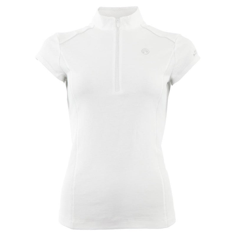 BR Clearance - ANKY Short Sleeved Ladies Grandeur Shirt ATP18201 C-Wear - White - Small Reg. $129