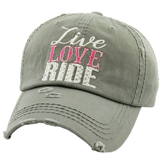 AWST Ball Cap - Live Love Ride - Clearance Reg $55.00
