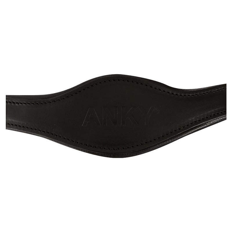 NEW - ANKY Halter ATH2207 with Lead - Nylon/Leather - Black/Black - Full