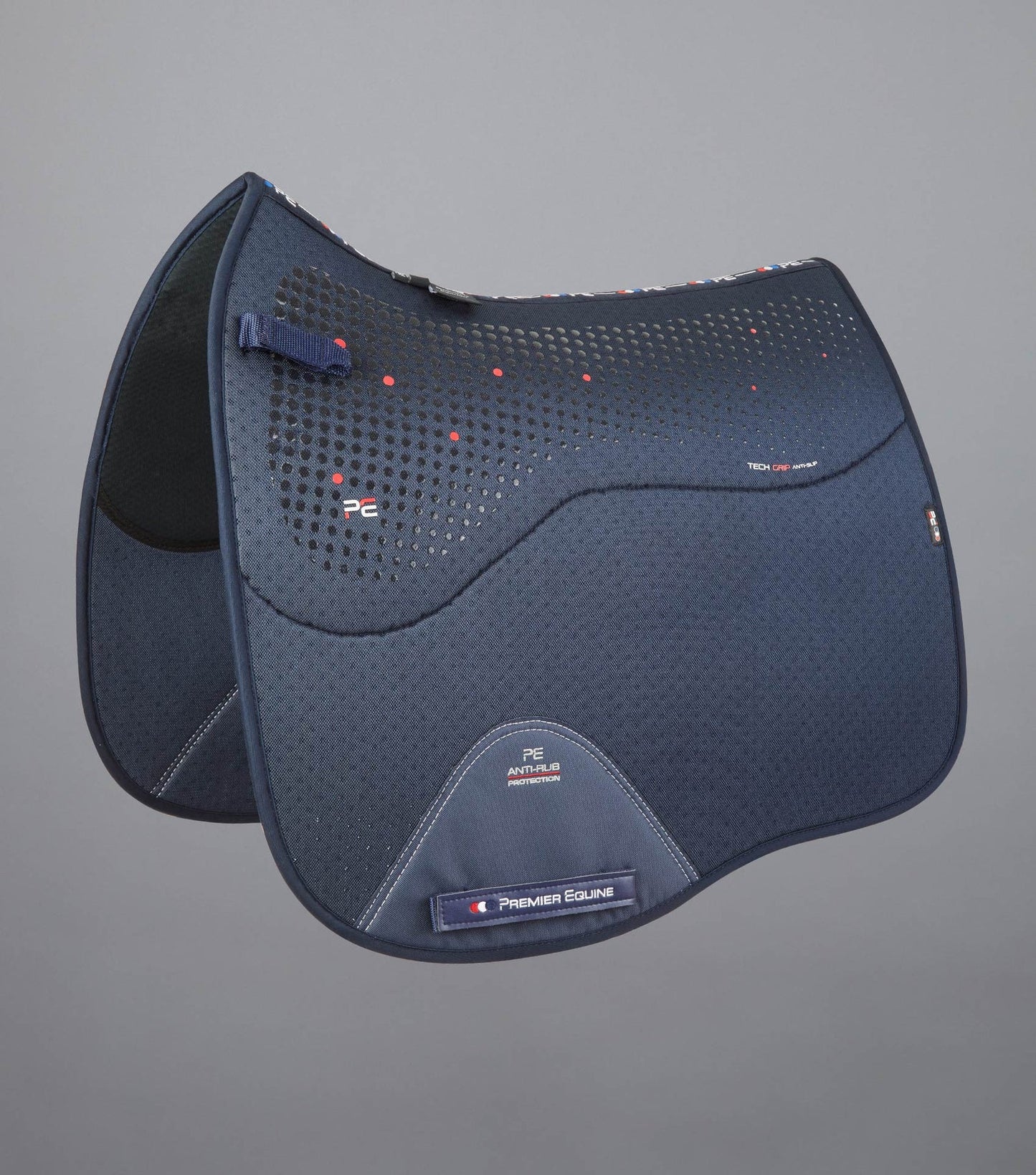 Premier Equine UK Close Contact Airtechnology Anti-Slip Dressage Square - Navy