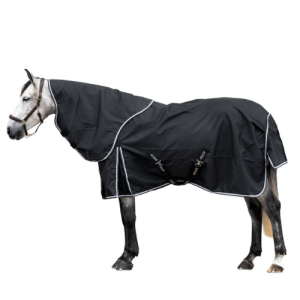 Shires Asker Rain & Neck Black - 0g - 1200D - 75"/78"/81"