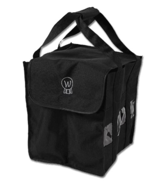 WALDHAUSEN STORAGE/CARRY BAG FOR TENDON BOOTS AND BANDAGES - BLACK