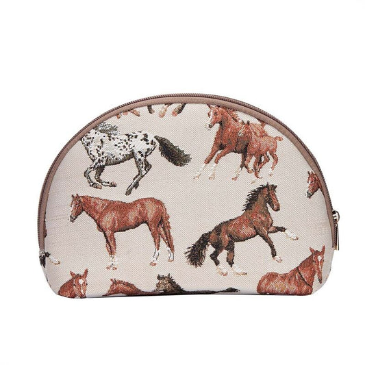 Signare Cosmetic Bag - Running Horses - Clearance REG $27.00