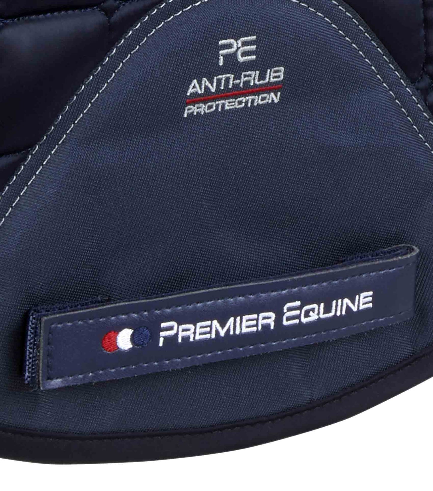 Premier Equine UK Capella Close Contact Merino Wool Dressage Square Navy/Natural Wool - Full