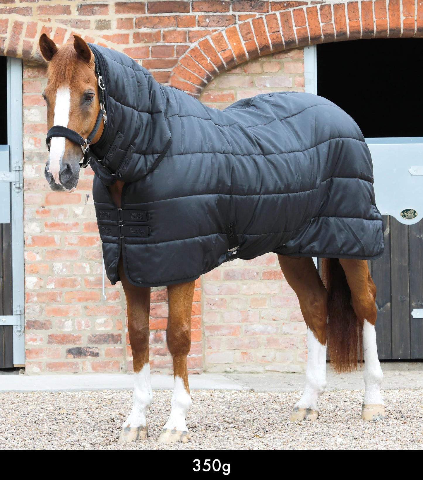 Premier Equine UK 350g Combo Horse Rug Liner - Black - 6'3”/75"