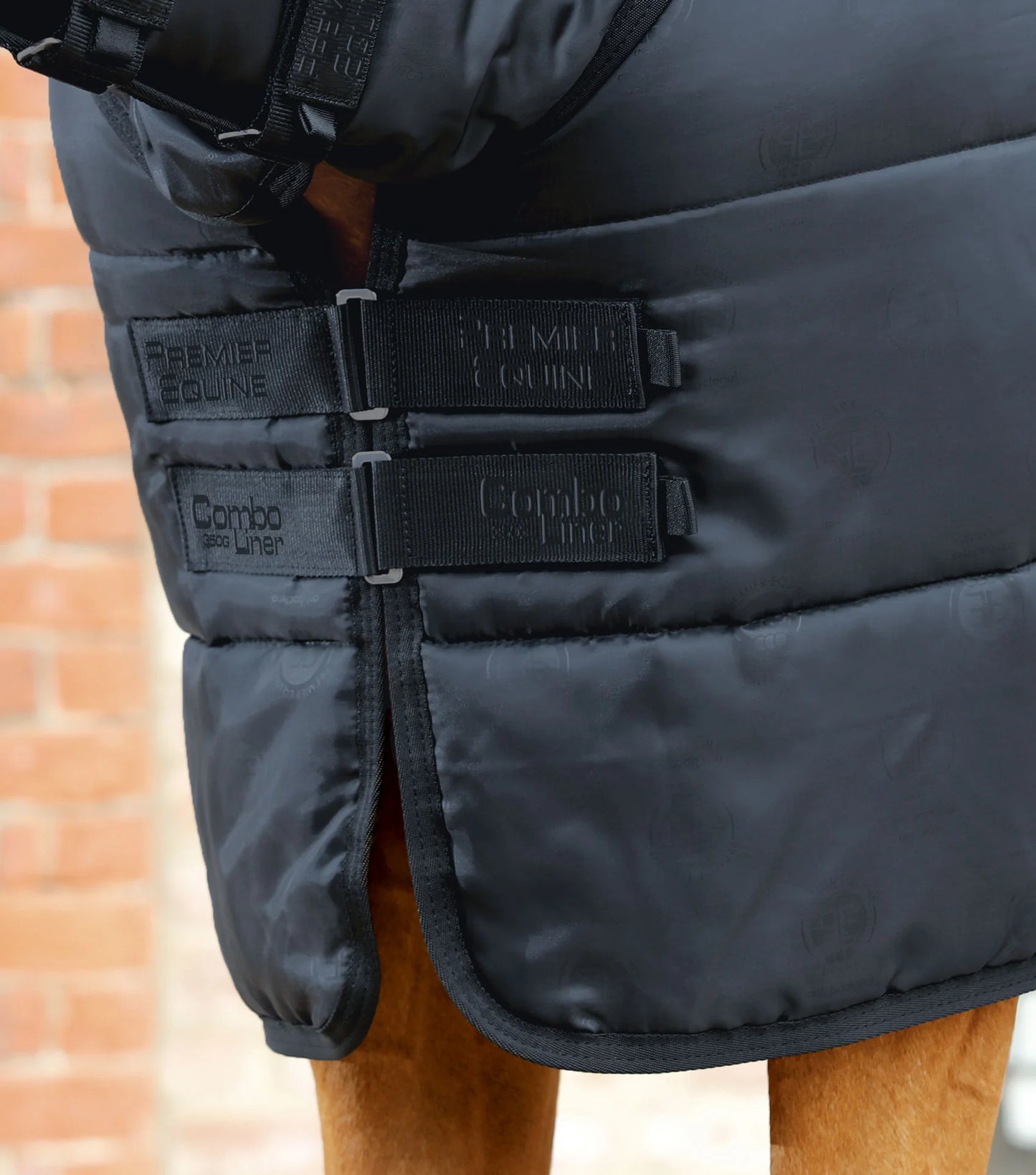 Premier Equine UK 350g Combo Horse Rug Liner - Black - 6'3”/75"