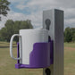 Purple Horse Cup Holder - Keyhole Style - Purple