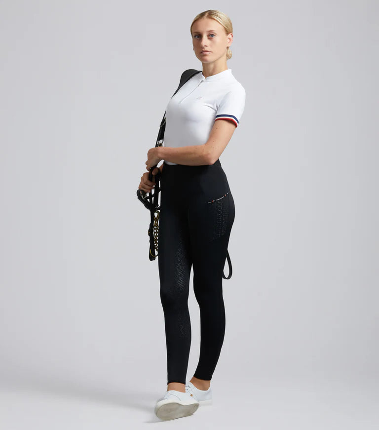Premier Equine UK Aporia Ladies Riding Tights Jet Black (28” or 30”)