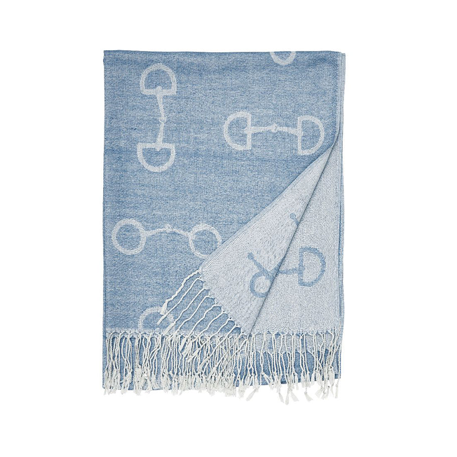 *AWST “Lila” Snaffle Bit Pashmina Scarf, 28 x 72″ *CLEARANCE REG $45.00
