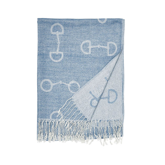 *AWST “Lila” Snaffle Bit Pashmina Scarf, 28 x 72″ *CLEARANCE REG $45.00