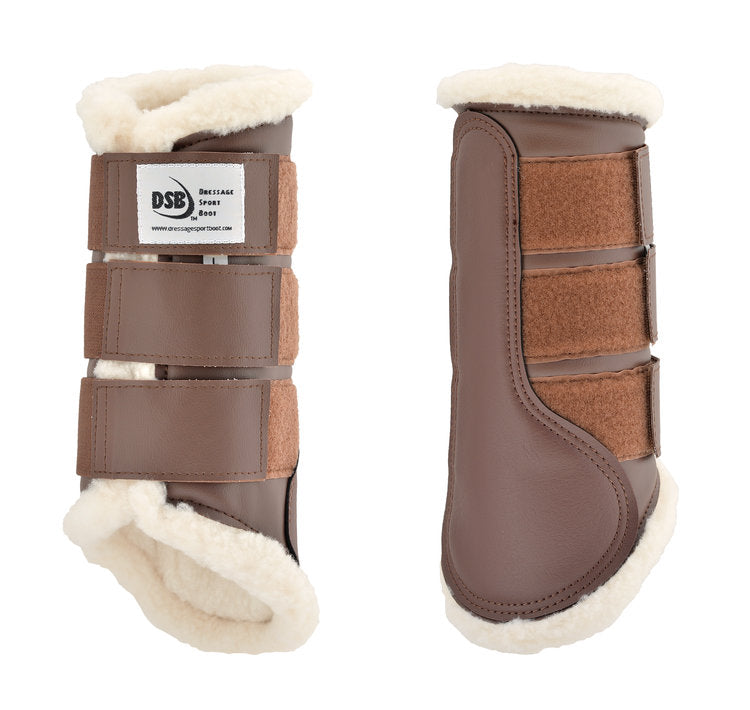 DSB Original - Dressage Sport Boots - Brown/White