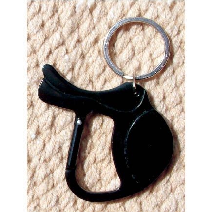 English Saddle Keychain