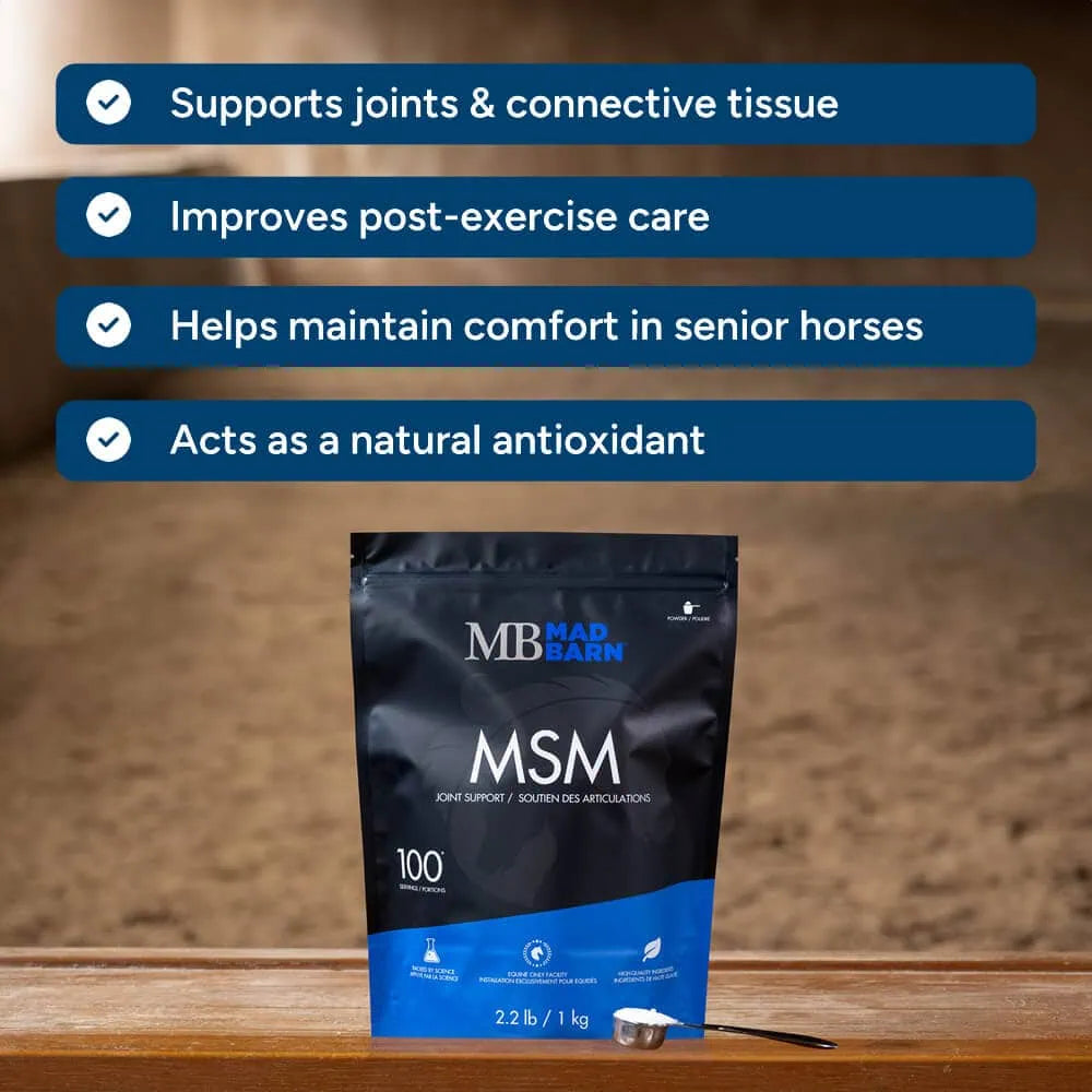 Mad Barn MSM 1kg (100 servings)
