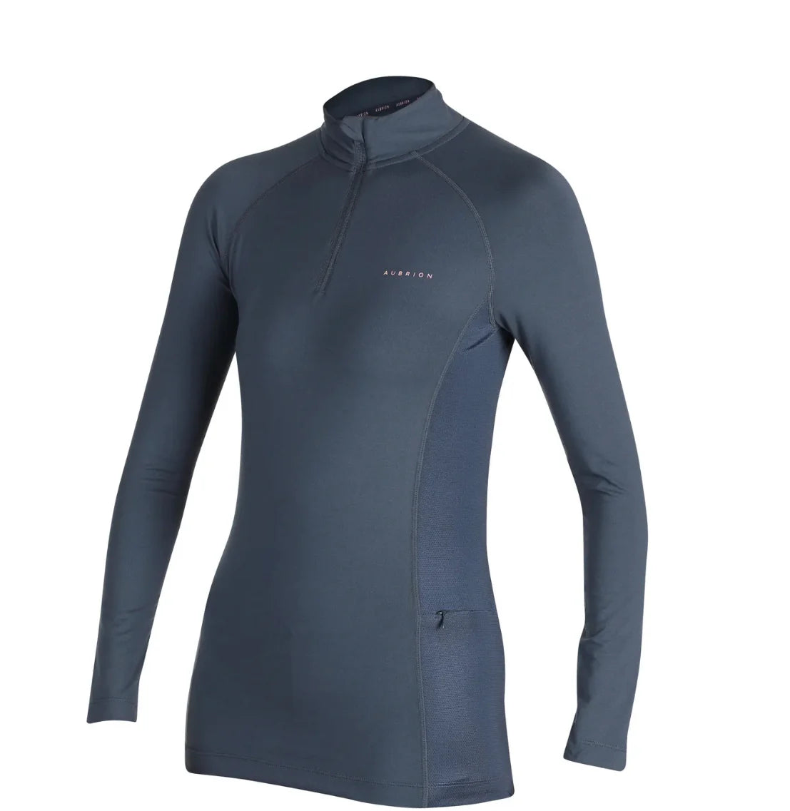 Shires Aubrion Revive Long Sleeve Sun Shirt - Navy - Medium - Clearance