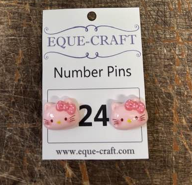 Number Pins - Hello Kitty