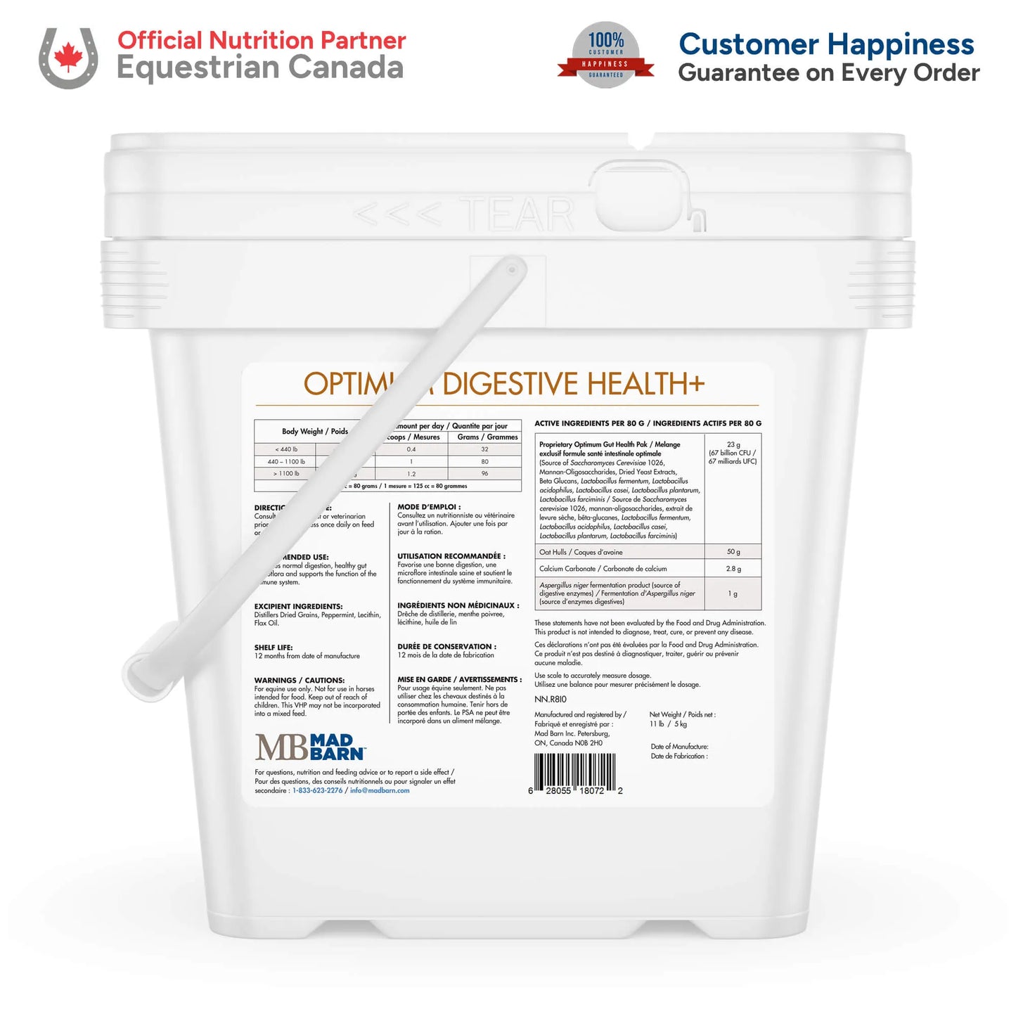 Mad Barn Optimum Digestive Health Pellets -5kg (62 servings)