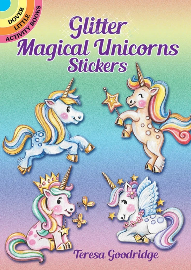 Glitter Magical Unicorns Stickers Booklet *Sale Reg $6.00