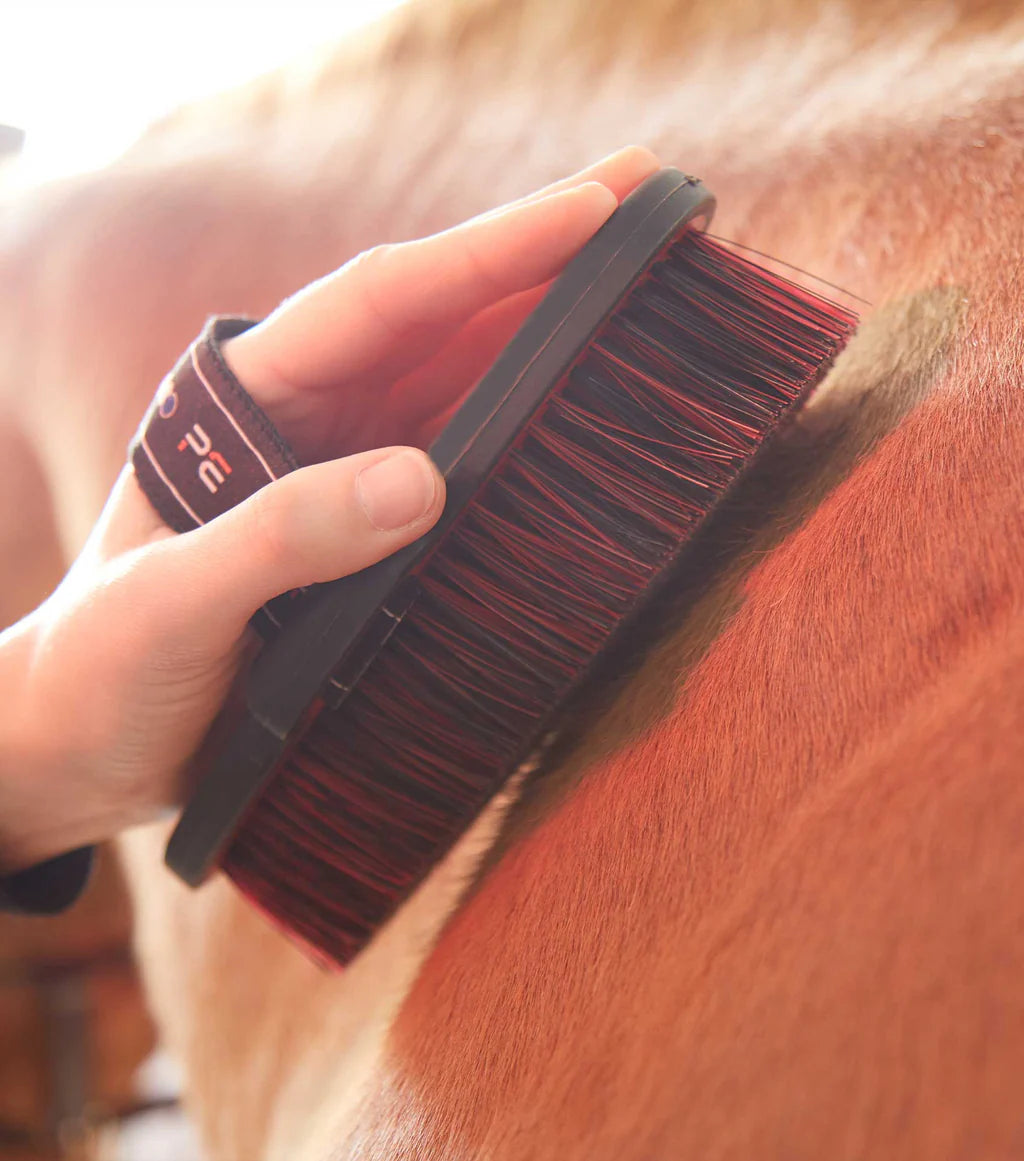 Premier Equine UK Soft-Touch Body Brush - Medium Blue/Peacock