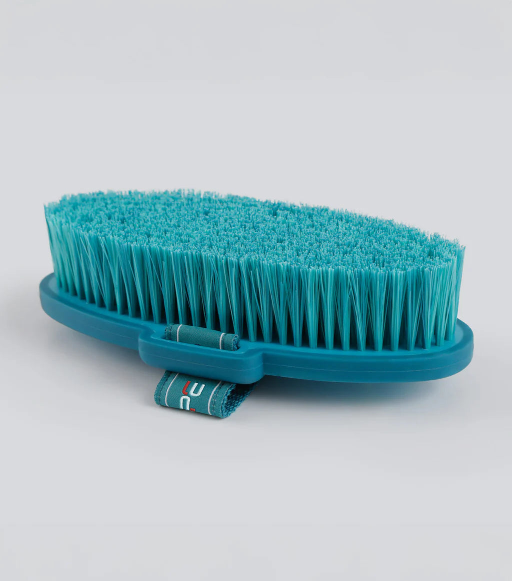 Premier Equine UK Soft-Touch Body Brush - Medium Blue/Peacock