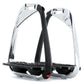 New - Flex-on IR-ON S - Safety Stirrups - Inclined Ultra Grip Chrome/Black/Black