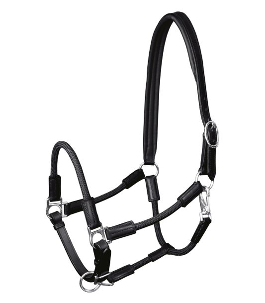 Waldhausen Nevada Halter - Pony - Black/Silver - CLEARANCE!! Reg $59.95