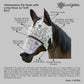 KENSINGTON FLY MASK WITH WEB TRIM, EARS & NOSE - 73% UV PROT -Oversize/XL - Yellowstone