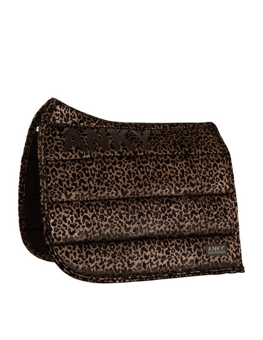 ANKY Saddle Pad Dressage Leopard Print- Copper/Full - Limited Edition