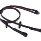 QHP Biothane Reins with Stops - Black/Full