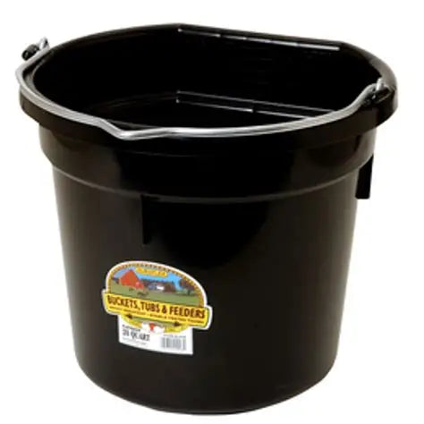 Little Giant Bucket - Flat Back - 20 Quart - Black